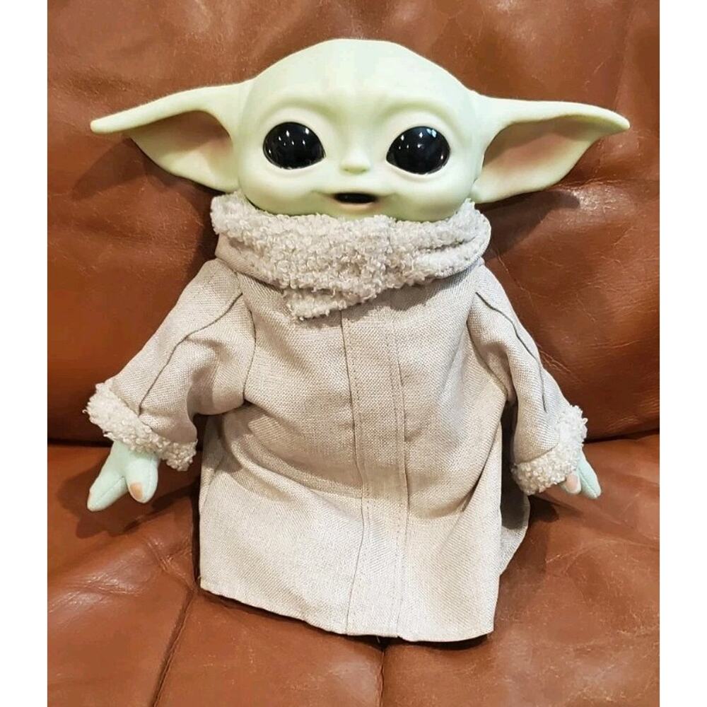 11" Star Wars The Child Baby Yoda Grogu Talking Plush Interactive Toy No Remote